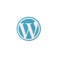 imagen gráfica de un isologo de wordpress
