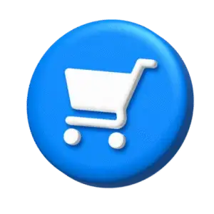 logo de carrito de compras a color